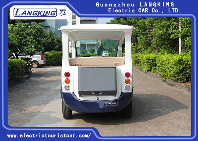 Système électrique blanc de C.C des véhicules 48V de patrouille de sécurité avec la petite voiture lumière/4 guidée supérieure de Seater 0